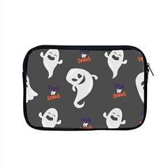 Halloween Ghost Trick Or Treat Seamless Repeat Pattern Apple Macbook Pro 15  Zipper Case