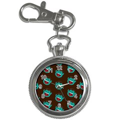 Frankenstein Halloween Seamless Repeat Pattern  Key Chain Watches by KentuckyClothing