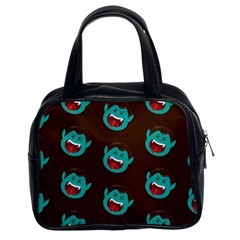 Frankenstein Halloween Seamless Repeat Pattern  Classic Handbag (two Sides) by KentuckyClothing