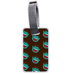 Frankenstein Halloween Seamless Repeat Pattern  Luggage Tag (one Side) by KentuckyClothing