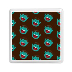 Frankenstein Halloween Seamless Repeat Pattern  Memory Card Reader (square) by KentuckyClothing