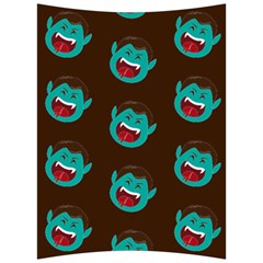 Frankenstein Halloween Seamless Repeat Pattern  Back Support Cushion by KentuckyClothing