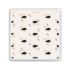 Halloween Mummies Seamless Repeat Pattern Memory Card Reader (square) by KentuckyClothing