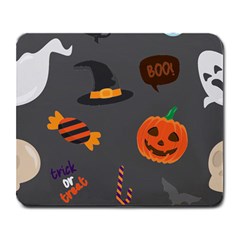 Halloween Themed Seamless Repeat Pattern Large Mousepads by KentuckyClothing