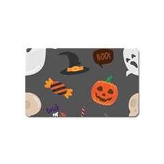 Halloween Themed Seamless Repeat Pattern Magnet (name Card) by KentuckyClothing