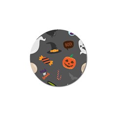 Halloween Themed Seamless Repeat Pattern Golf Ball Marker by KentuckyClothing