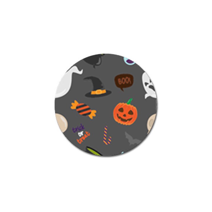 Halloween Themed Seamless Repeat Pattern Golf Ball Marker (10 pack)