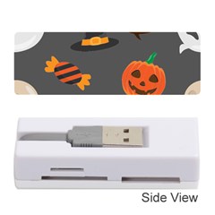 Halloween Themed Seamless Repeat Pattern Memory Card Reader (stick) by KentuckyClothing