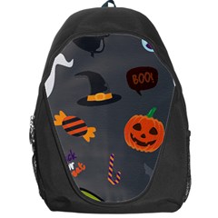 Halloween Themed Seamless Repeat Pattern Backpack Bag by KentuckyClothing