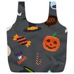 Halloween Themed Seamless Repeat Pattern Full Print Recycle Bag (XL) Front