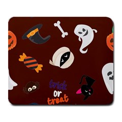 Halloween Seamless Repeat Pattern Large Mousepads by KentuckyClothing