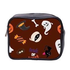 Halloween Seamless Repeat Pattern Mini Toiletries Bag (two Sides) by KentuckyClothing