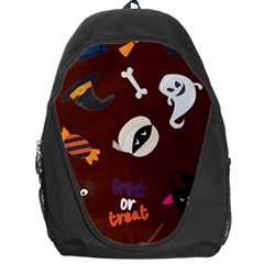 Halloween Seamless Repeat Pattern Backpack Bag by KentuckyClothing