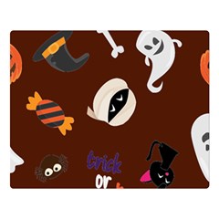 Halloween Seamless Repeat Pattern Double Sided Flano Blanket (large)  by KentuckyClothing