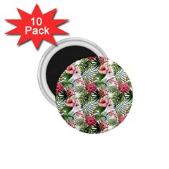 Monstera Flowers Pattern 1 75  Magnets (10 Pack)  by goljakoff