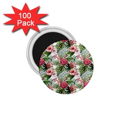 Monstera Flowers Pattern 1 75  Magnets (100 Pack)  by goljakoff