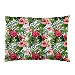 Monstera Flowers Pattern Pillow Case by goljakoff