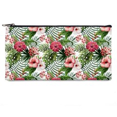 Monstera Flowers Pattern Pencil Case by goljakoff