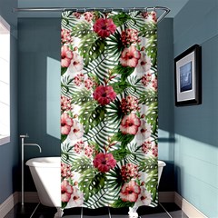 Monstera Flowers Pattern Shower Curtain 36  X 72  (stall)  by goljakoff