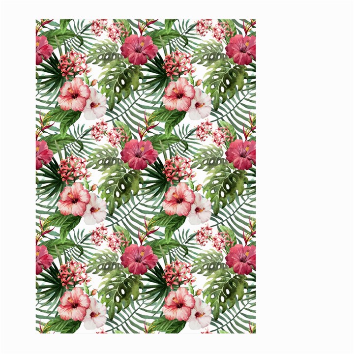 Monstera flowers pattern Large Garden Flag (Two Sides)