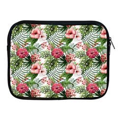 Monstera Flowers Pattern Apple Ipad 2/3/4 Zipper Cases by goljakoff