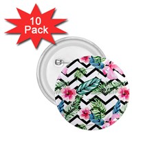 Zigzag Flowers 1 75  Buttons (10 Pack) by goljakoff