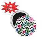 Zigzag flowers 1.75  Magnets (100 pack)  Front