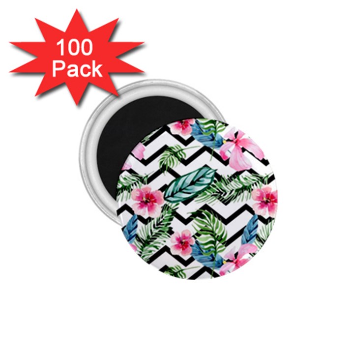 Zigzag flowers 1.75  Magnets (100 pack) 