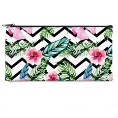 Zigzag Flowers Pencil Case by goljakoff