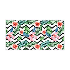 Zigzag Flowers Pattern Yoga Headband by goljakoff