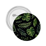 Green leaves 2.25  Buttons Front