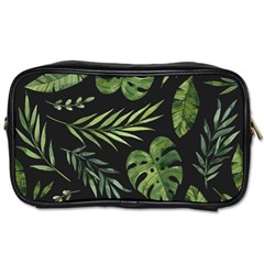 Green Leaves Toiletries Bag (two Sides) by goljakoff