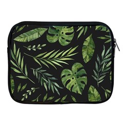 Green Leaves Apple Ipad 2/3/4 Zipper Cases by goljakoff