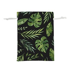 Green Leaves Lightweight Drawstring Pouch (s) by goljakoff