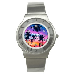 Palms Stainless Steel Watch by goljakoff