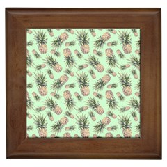 Pineapples Framed Tile by goljakoff