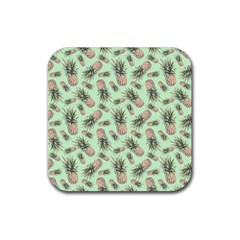 Pineapples Rubber Coaster (square)  by goljakoff