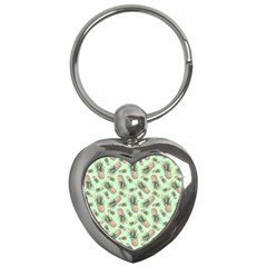 Pineapples Key Chain (heart) by goljakoff