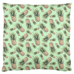 Pineapples Large Flano Cushion Case (two Sides) by goljakoff