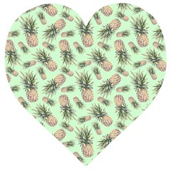 Pineapples Wooden Puzzle Heart by goljakoff