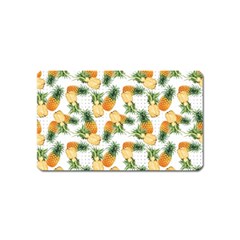 Tropical Pineapples Magnet (name Card) by goljakoff