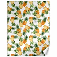 Tropical Pineapples Canvas 12  X 16 