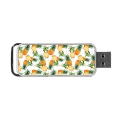 Tropical Pineapples Portable Usb Flash (two Sides) by goljakoff