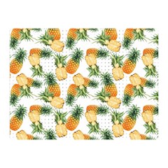 Tropical Pineapples Double Sided Flano Blanket (mini)  by goljakoff