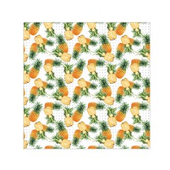 Tropical Pineapples Small Satin Scarf (square) by goljakoff