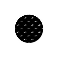 Formula One Black And White Graphic Pattern Golf Ball Marker (10 Pack) by dflcprintsclothing