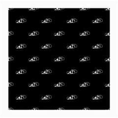 Formula One Black And White Graphic Pattern Medium Glasses Cloth by dflcprintsclothing