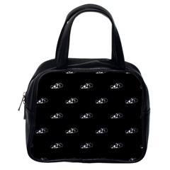 Formula One Black And White Graphic Pattern Classic Handbag (one Side) by dflcprintsclothing