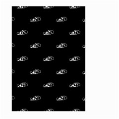 Formula One Black And White Graphic Pattern Large Garden Flag (two Sides) by dflcprintsclothing