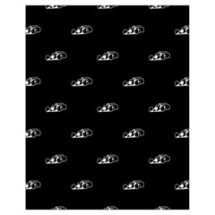 Formula One Black And White Graphic Pattern Drawstring Bag (small)